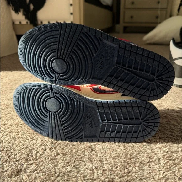 Nike Red, White, and Blue Women's Sneakers - Picture 3 of 3